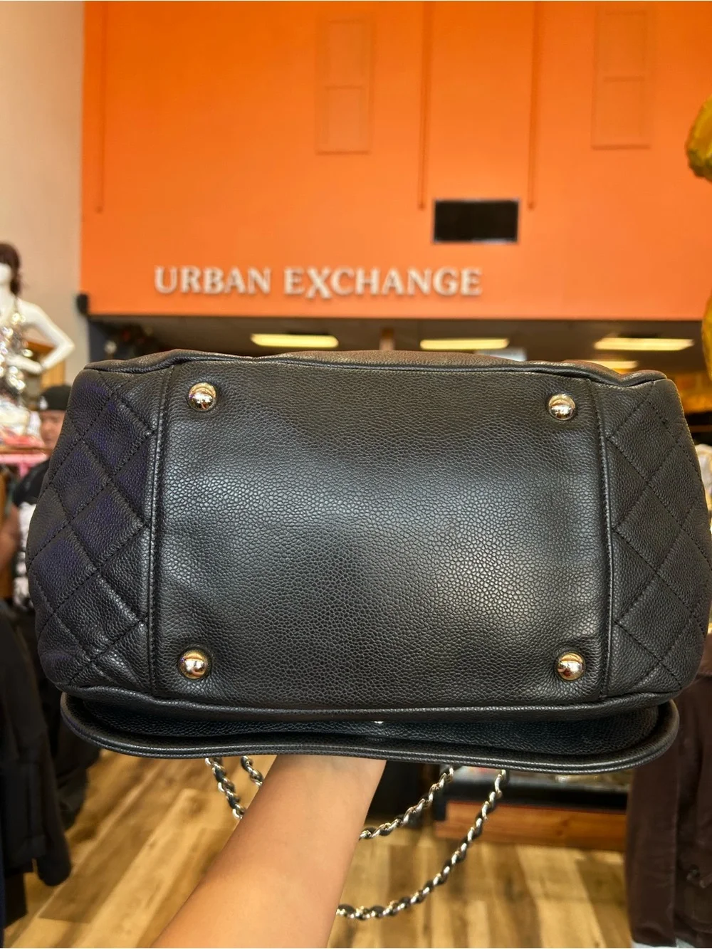 CHANEL Flap Large Chain Shoulder Crossbody Bag